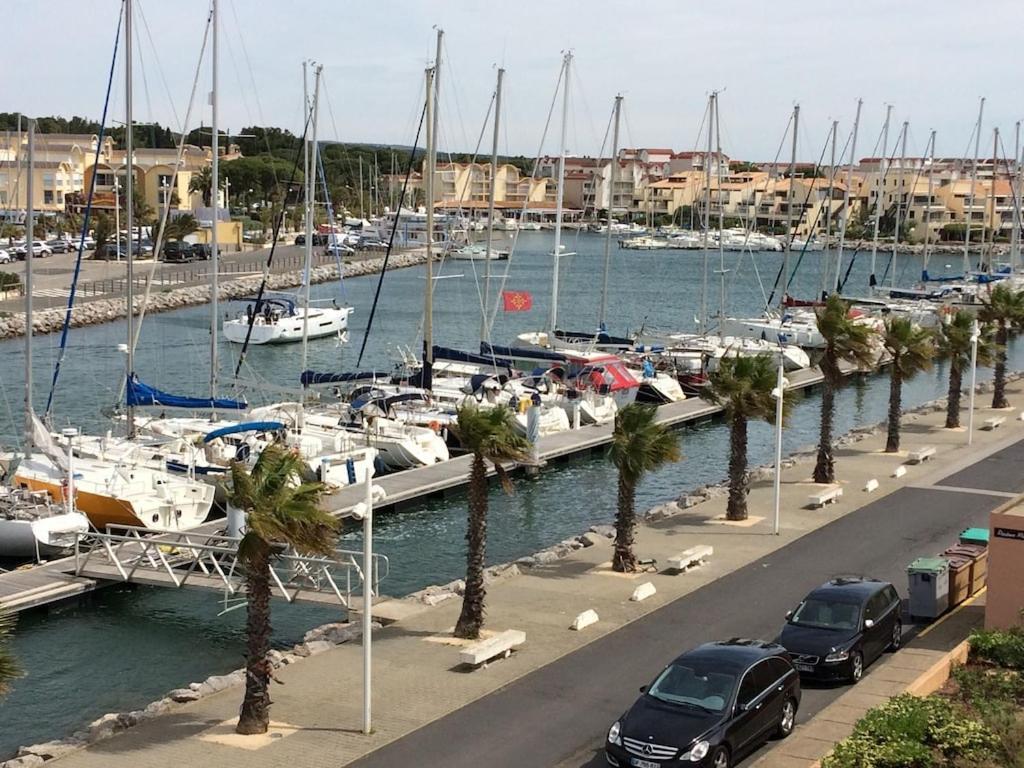 Gruissan Appartement Calme, Vue Sur Port De Plaisance -Clim, Empl.Parking Eksteriør bilde